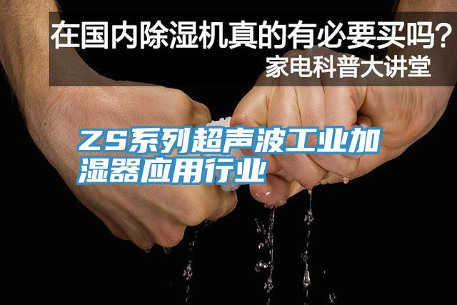 ZS系列超聲波工業(yè)加濕器應(yīng)用行業(yè)