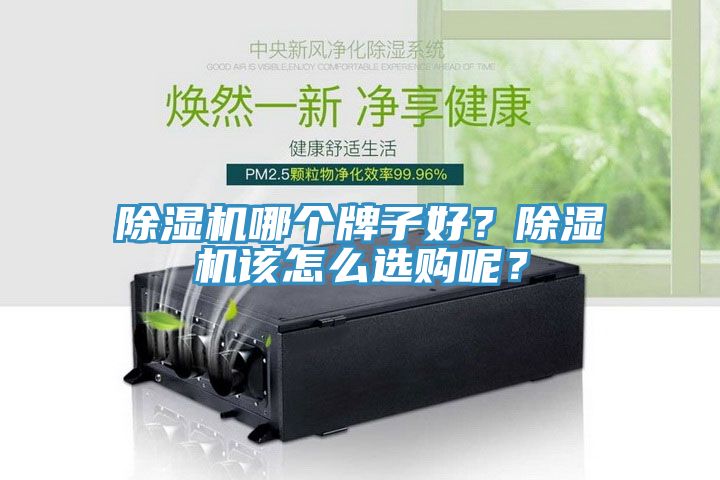 除濕機哪個牌子好？除濕機該怎么選購呢？