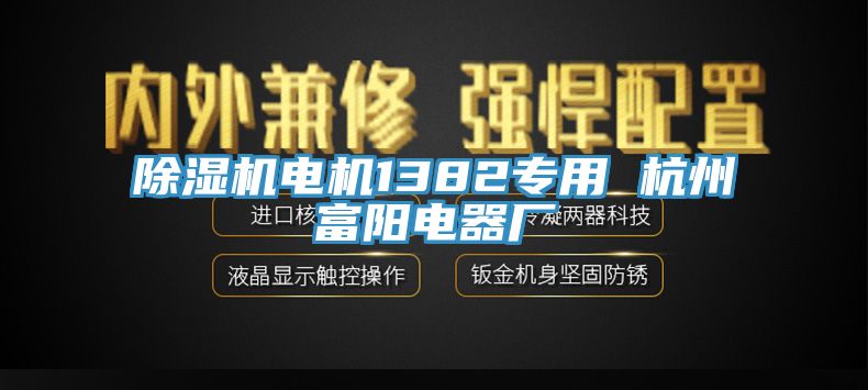 除濕機(jī)電機(jī)1382專用 杭州富陽(yáng)電器廠